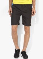 Proline Black Solid Shorts