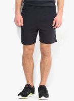 Proline Navy Blue Solid Shorts