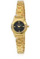 Q&Q S063-002Y Golden/Black Analog Watch