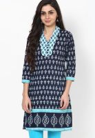 Rain & Rainbow Blue Printed Kurtas