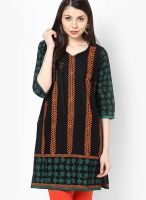 Riya Black Printed Kurtis