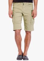 Rookies Green Solid Shorts