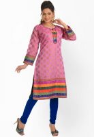 Salwar Studio Pink Printed Kurtis Salwar Studio Pink Printed Kurtis