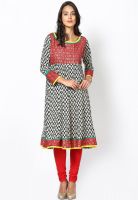 Shree Black Printed Kurtis