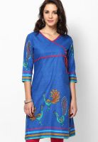 Shree Blue Printed Kurtis