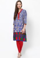 Shree Blue Printed Kurtis