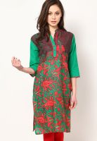 Shree Green Printed Kurtis