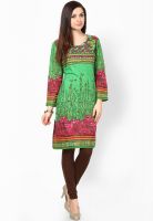 Shree Green Printed Kurtis