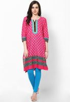 Shree Magenta Printed Kurta