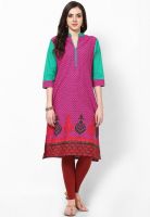 Shree Magenta Printed Kurta