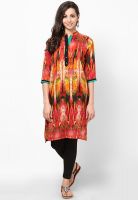 Shree Red Printed Kurtis