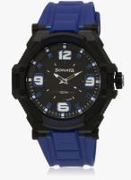 Sonata Ng77029pp03j Blue/Black Analog Watch