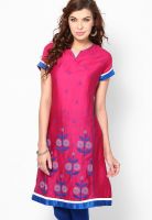 Sringam Pink Printed Kurtis