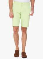 The Indian Garage Co. Green Solid Shorts