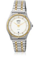 Timex Bw03 Two Tone/White Analog Watch