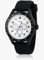 Timex E-Class T2P045 Black/White Analog Watch