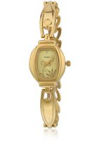 Timex Ti000S90000 Golden/White Analog Watch