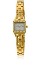 Timex Uf01 Golden/Champagne Analog Watch