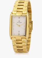 Titan Karishma NA1318YM01-M834 Gold/White Analog Watch