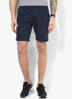 Tom Tailor Blue Solid Shorts