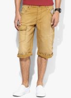 Tom Tailor Mustard Yellow Washed Shorts