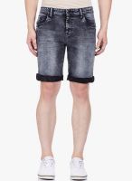 Vintage Grey Solid Shorts