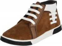 Vivaan Footwear Brown-205 Sneakers(Brown, White)