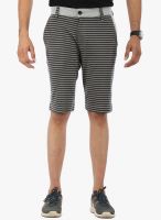 WYM Grey Striped Shorts
