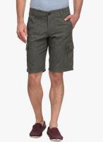 WYM Olive Solid Shorts