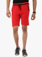 WYM Red Solid Shorts