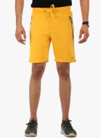 WYM Yellow Solid Shorts