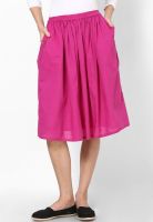 Westhreads Pink Flared Skirt