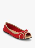 Z Collection Red Peep Toes