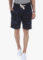 Zobello Black Printed Shorts Zobello Black Printed Shorts
