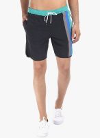 Zobello Black Solid Swim Short