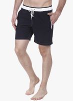 Zobello Black Solid Swim Short