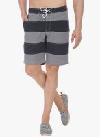 Zobello Black Striped Swim Short