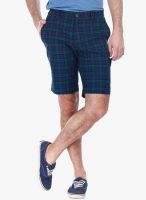 Zobello Green Checked Shorts
