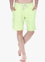 Zobello Green Solid Swim Short