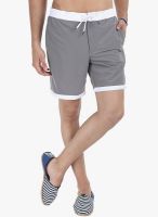 Zobello Grey Solid Swim Short Zobello Grey Solid Swim Short