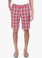 Zobello Red Checked Shorts