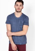 s.Oliver Blue Round Neck T-Shirt