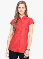 Akkriti By Pantaloons Red Printed Shirts
