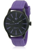 Archies Ka6S-01 Purple /Black Analog Watch