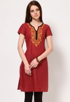 Aurelia Rust Printed Kurtis