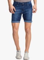 BEEVEE Blue Washed Shorts