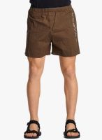 BEEVEE Olive Solid Shorts