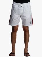 BEEVEE White Solid Shorts