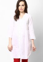 Biba Cotton White Kurti