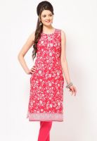 Biba Red Printed Kurtis